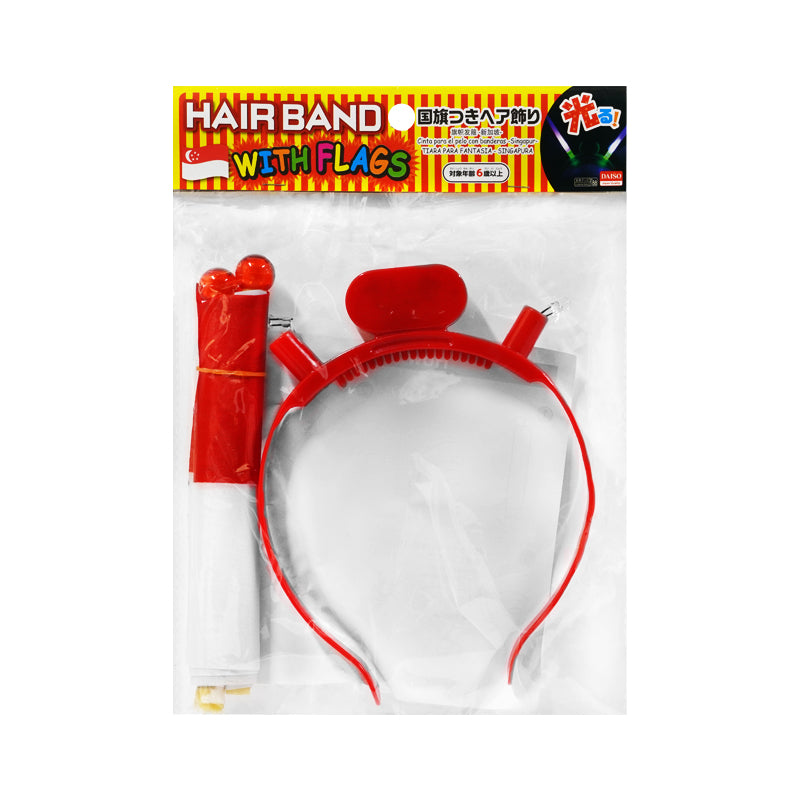 Singapore Flag Hair Band