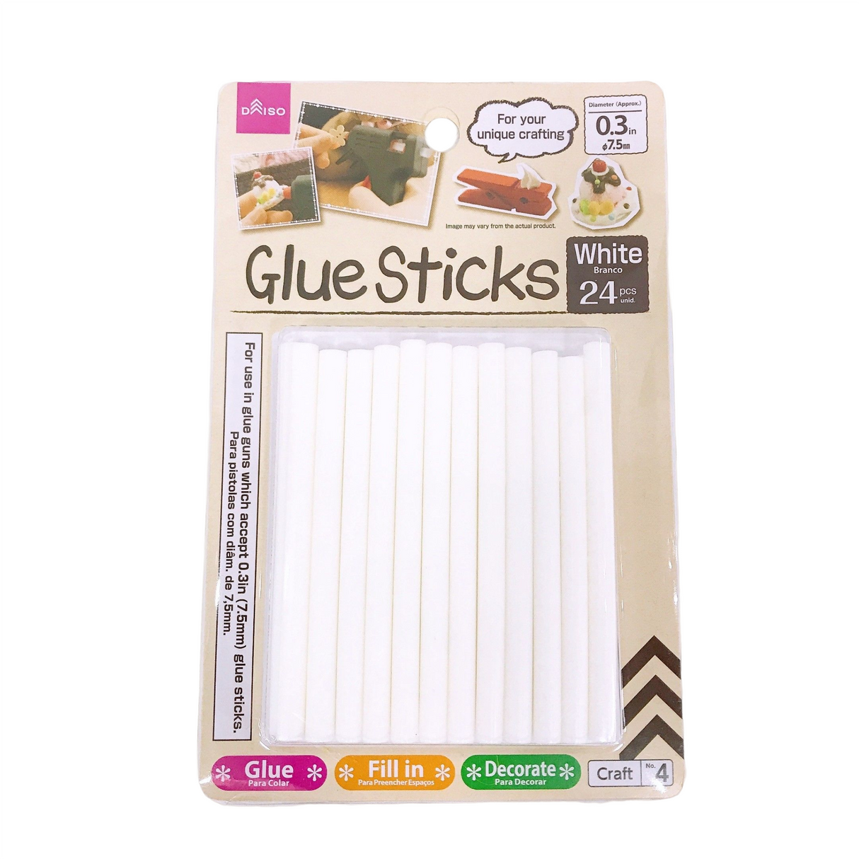 Glue Stick 24 Sticks White