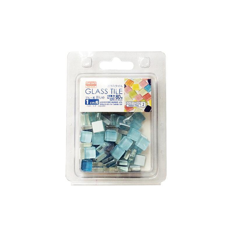 Glass Tile 1Cm Blue