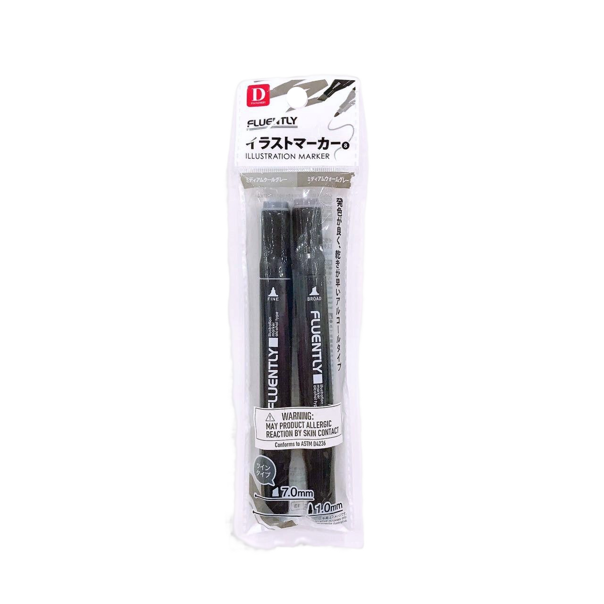 Illustration Marker-Medium Cool Gray-Medium Warm Gray-