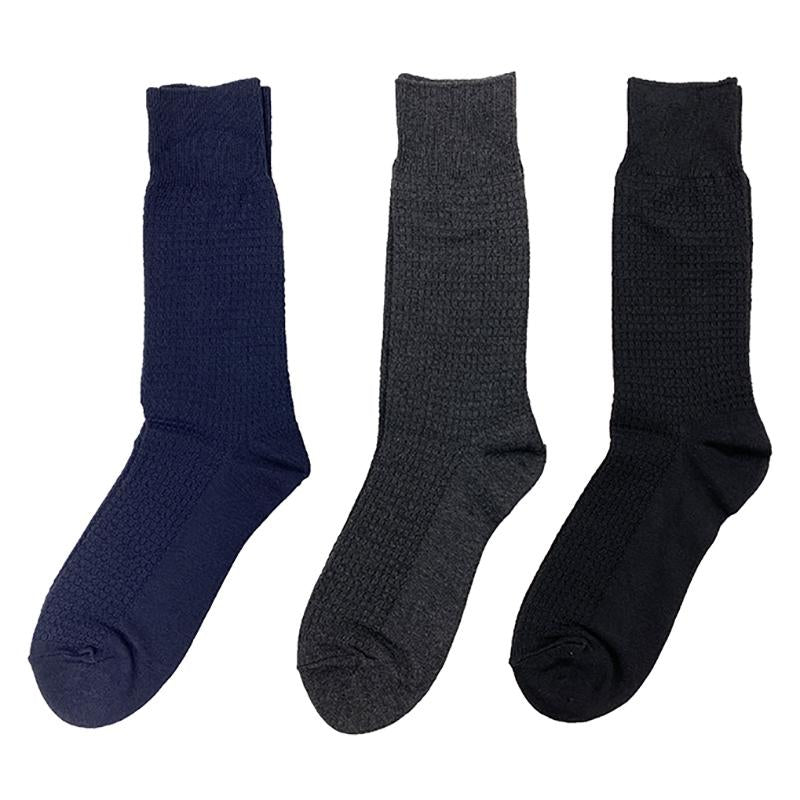Regular Business Socks -Waffle Design - Us 7-9 Eu 40-44-