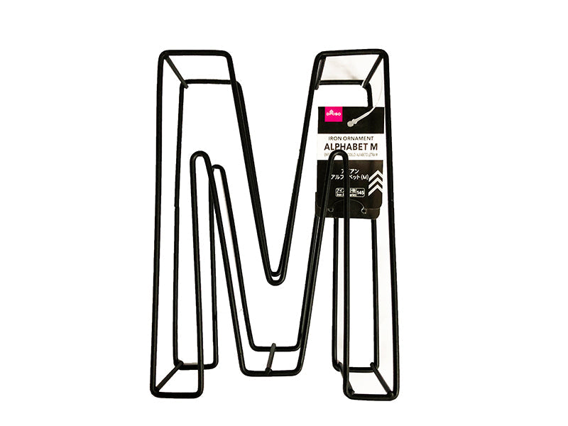 Iron Ornament Alphabet M