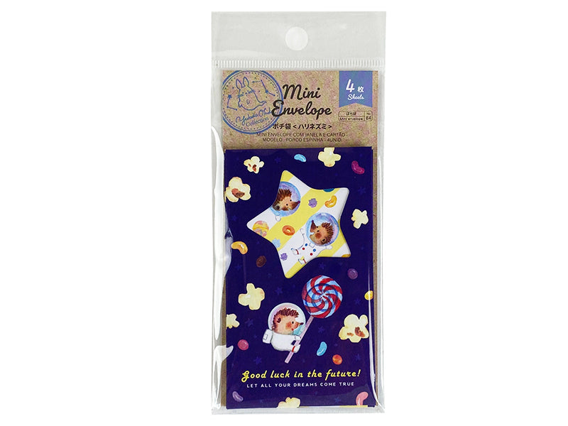 Mini window envelopes  OYC Hedgehog with card 4P