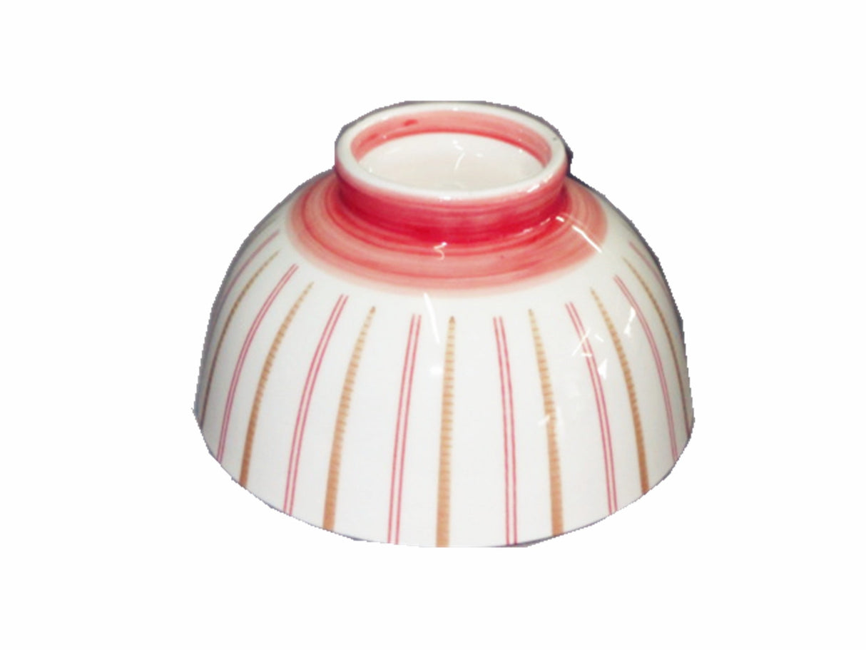 Rice Bowl Twin Stripe Rd 11.5 H6.4Cm