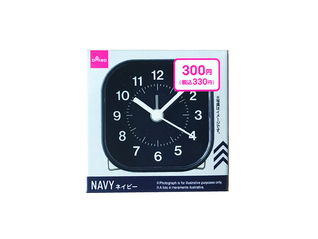 Mini Clock(Square  Navy)