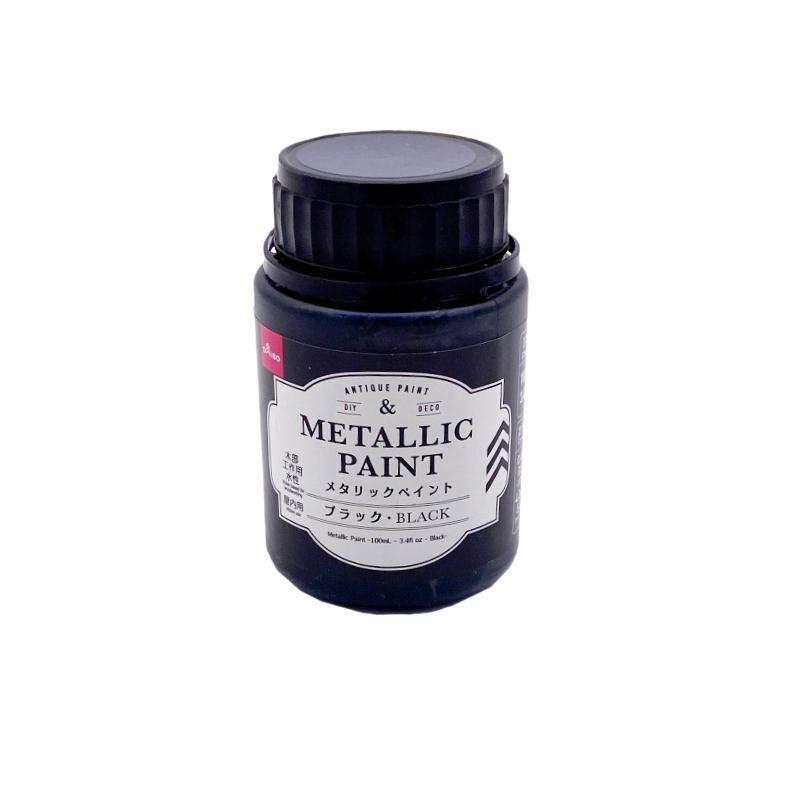 Metallic Paint 100Ml - 3.4Fl Oz - Black-
