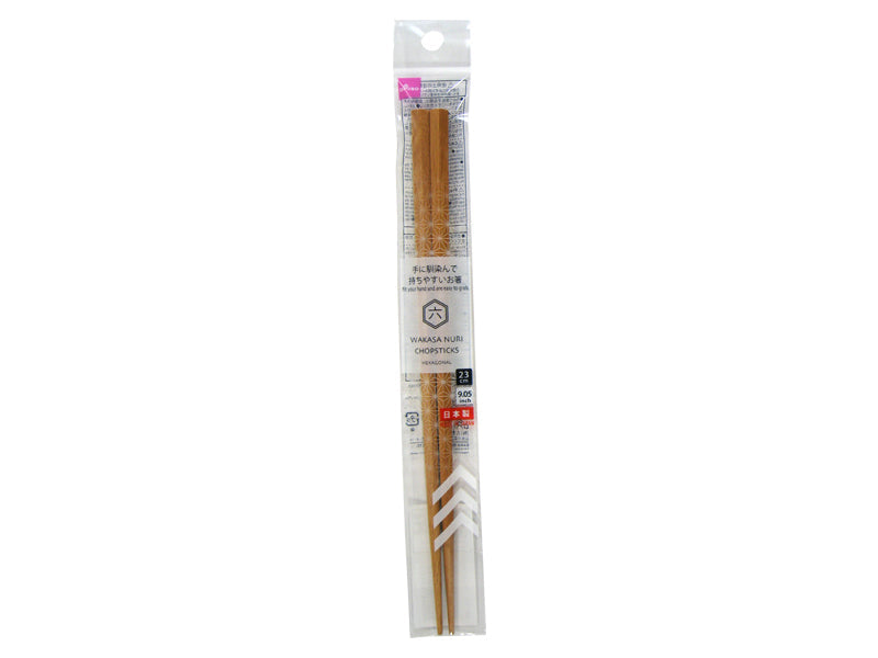Chopsticks Hexagonal Beech 23cm