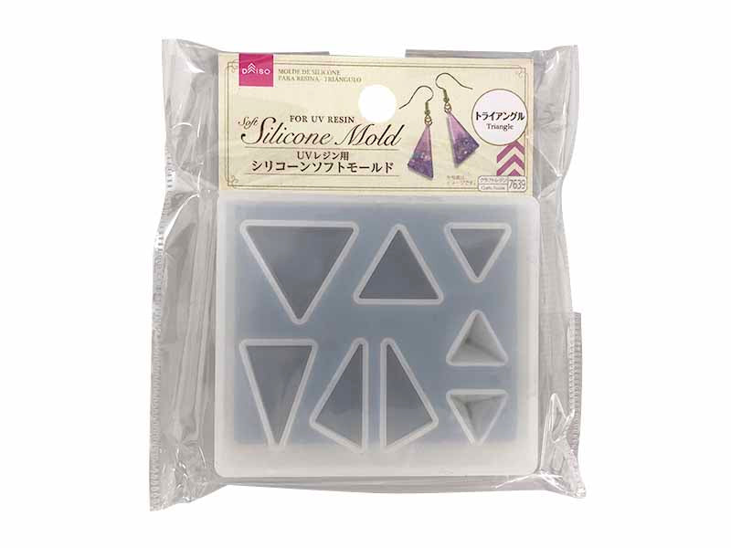 Soft Silicone Mold for UV Resin Triangle