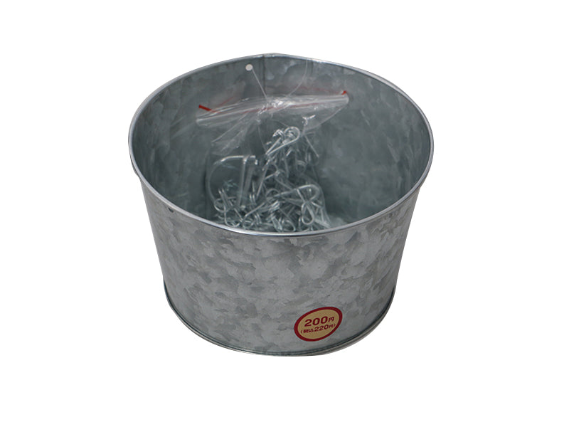 Hanging Pot Cover -Silver Color - Diameter 5.90in x H3.54in - 15cm x 9cm-