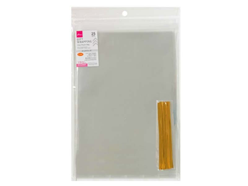 Clear Plastic Bag 10.23in x 7.08in