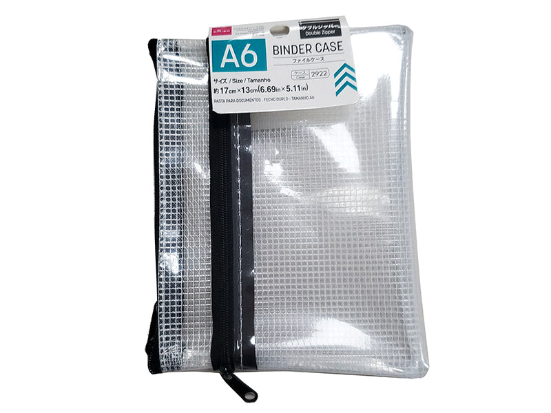 Binder Case Double Zipper A6