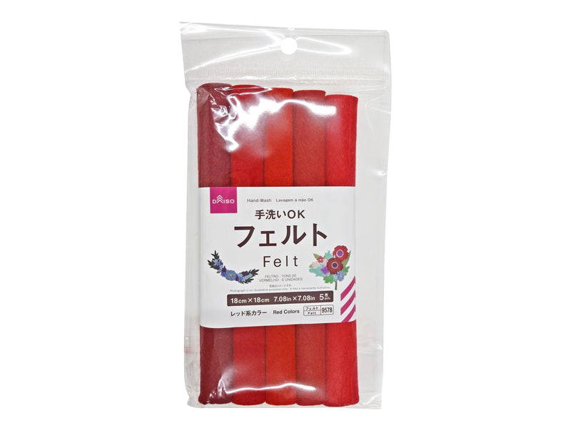 Felt Red