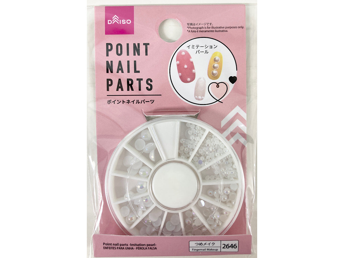 Point Nail Parts Imitation Pearl