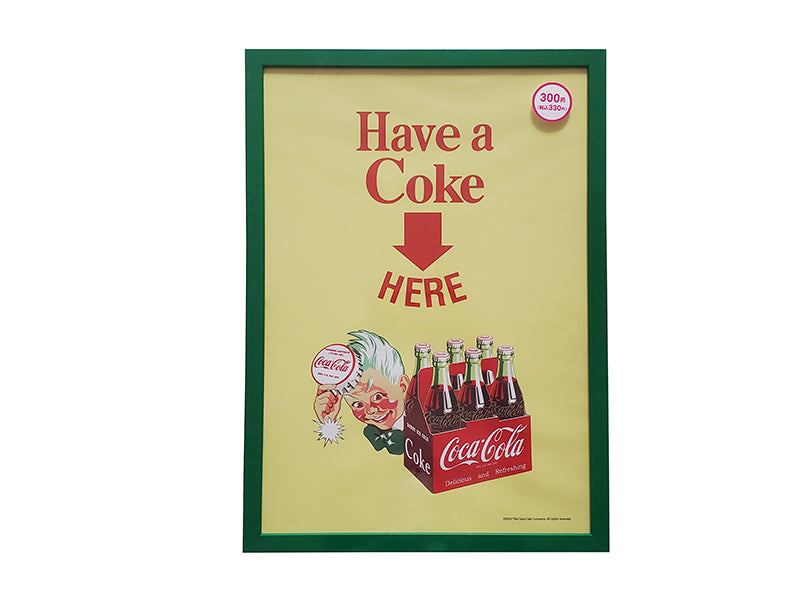 Photo Frame CocaCola AS2 A3 Green DAISO SINGAPORE