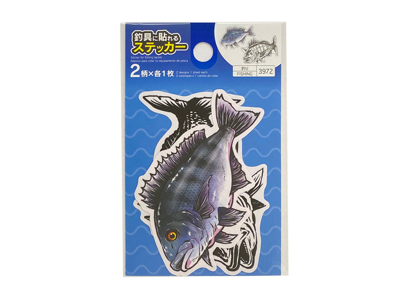 Fish Design Sticker Black Sea Bream
