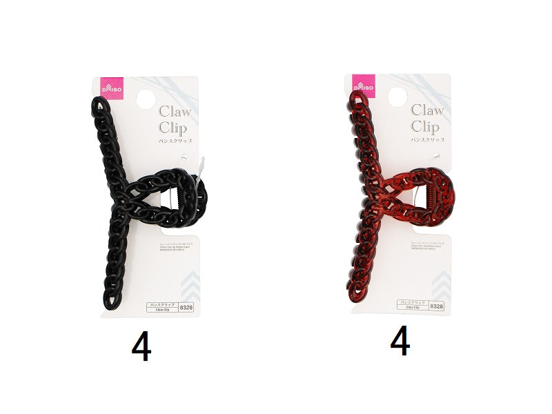 Chain claw clip (Ribbon type) DAISO SINGAPORE