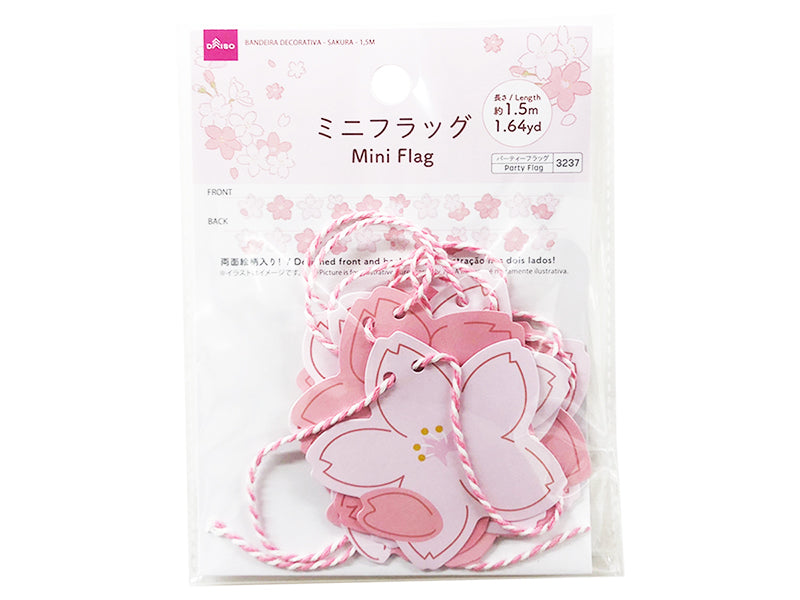 Mini Flag Cherry Blossom 1.5m