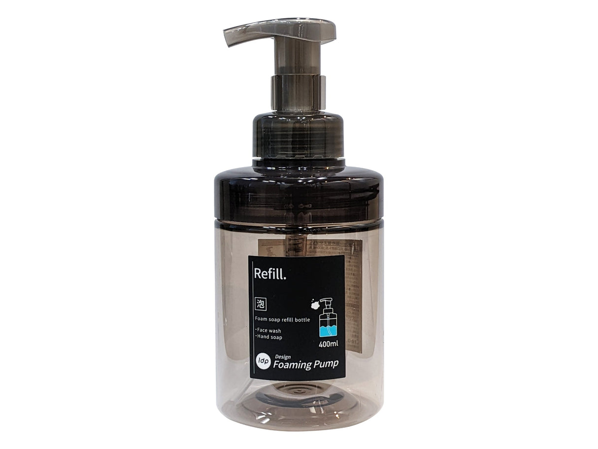 1DP Wide Mouth Foam Bottle 400ml Round Amber