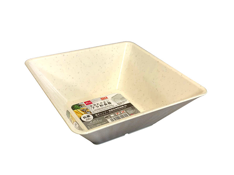 Japanese tableware square bowl White 5.59in x5.59in x 2.12in
