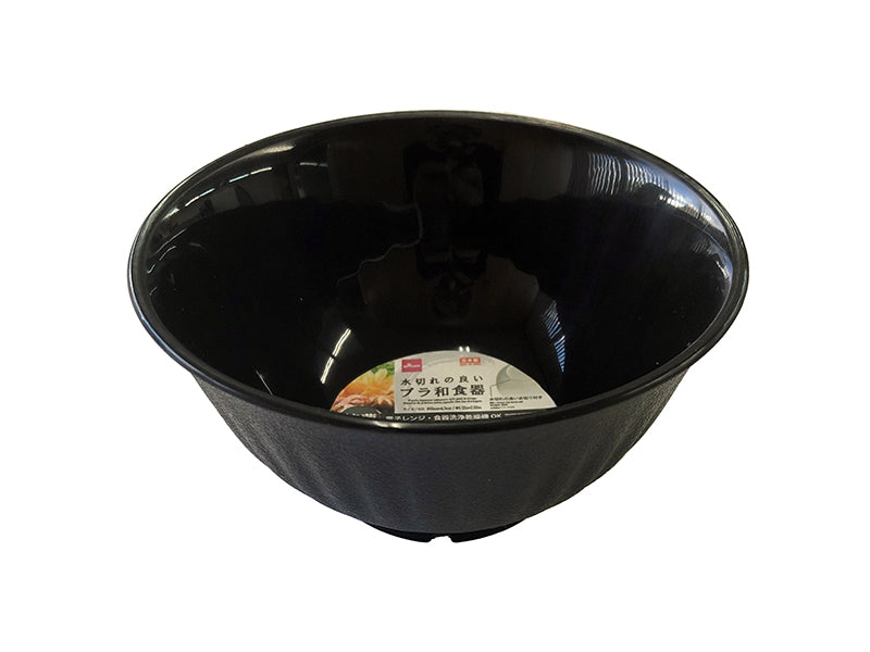 Japanese tableware Round bowl Black  5.12inx2.55in