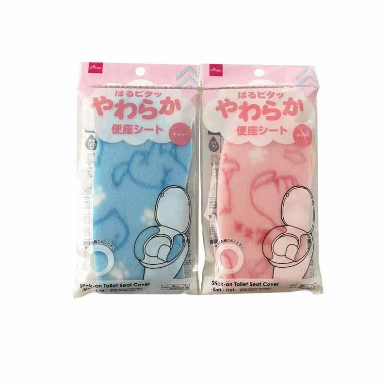 Stick-On Toilet Seat Cover -Soft - Cat-