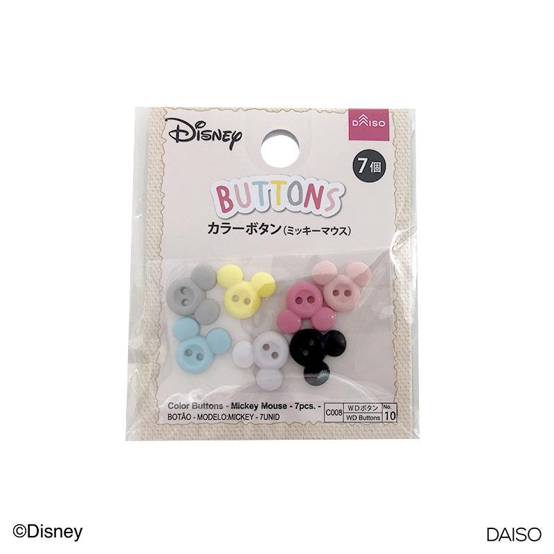 Colored Buttons Mickey Mouse