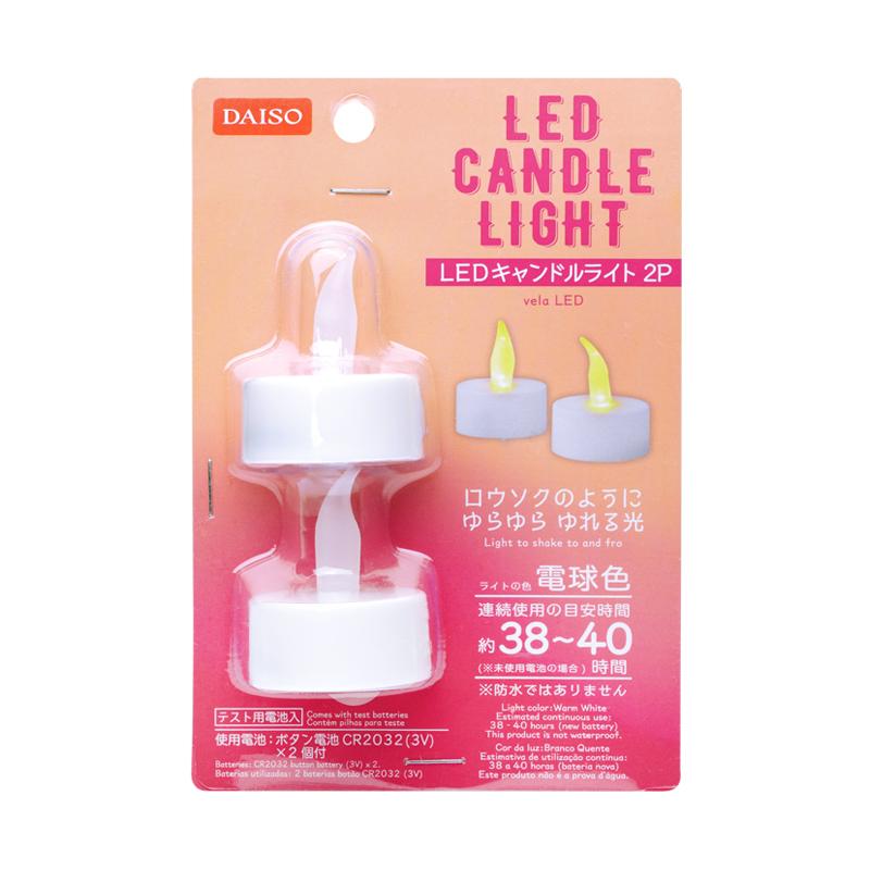 Led Candle Light DAISO SINGAPORE