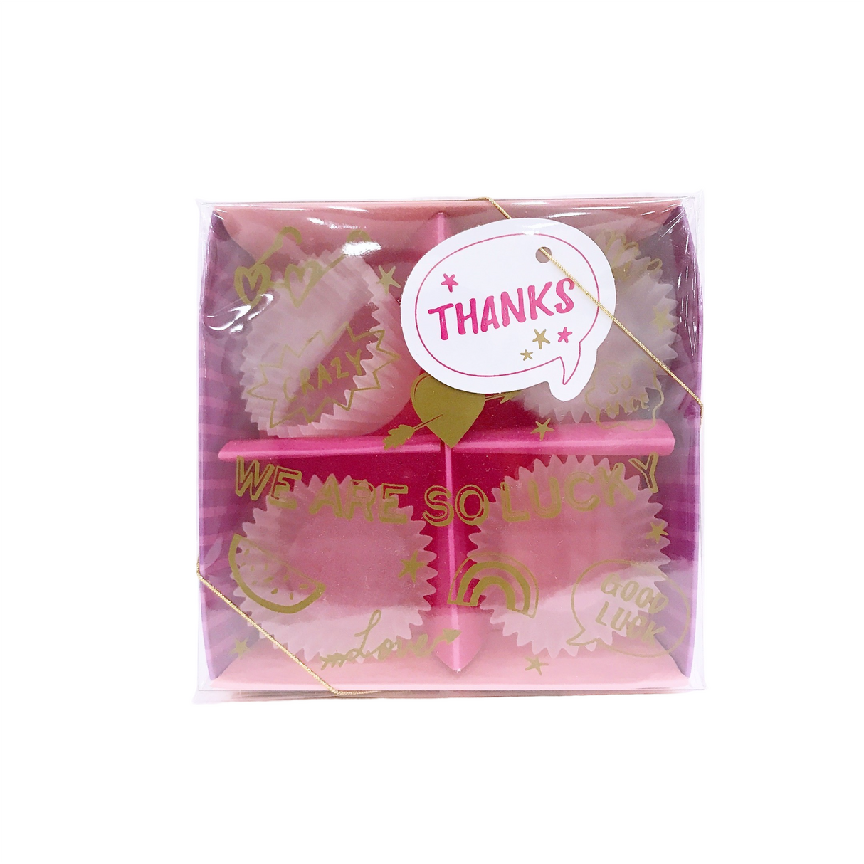 Box for Chocolate Truffle Pop 4pcs 3.5in x 3.5in x 1.6in