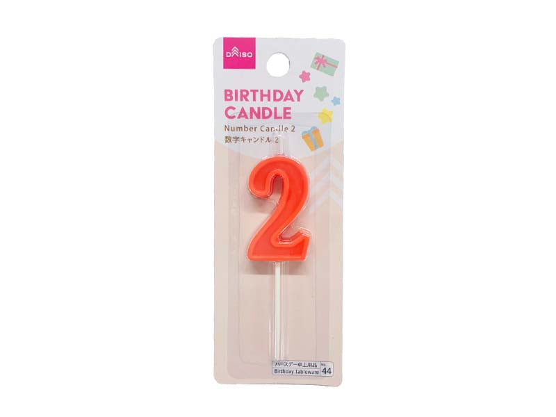 Number Candle  2