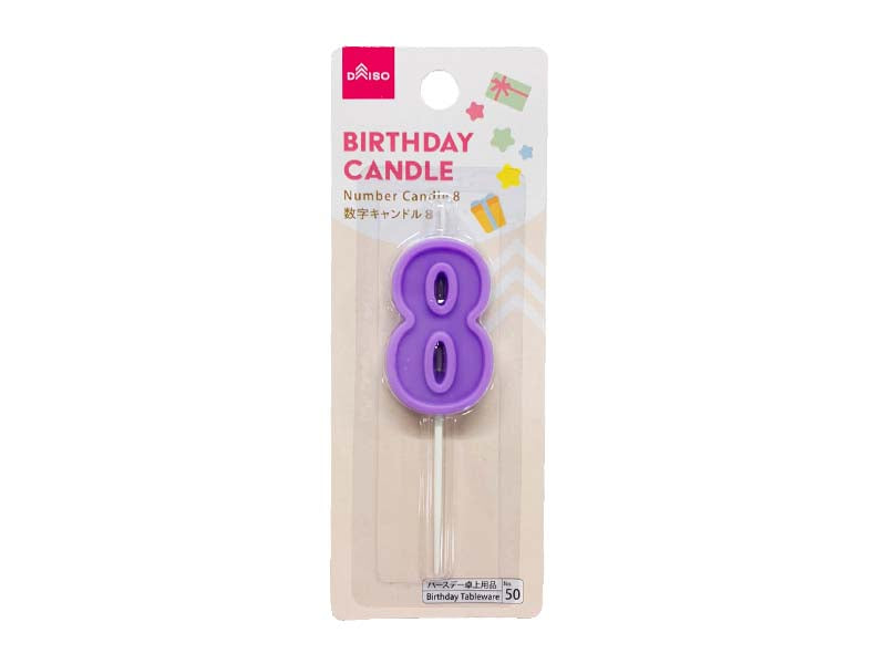 Number Candle  8