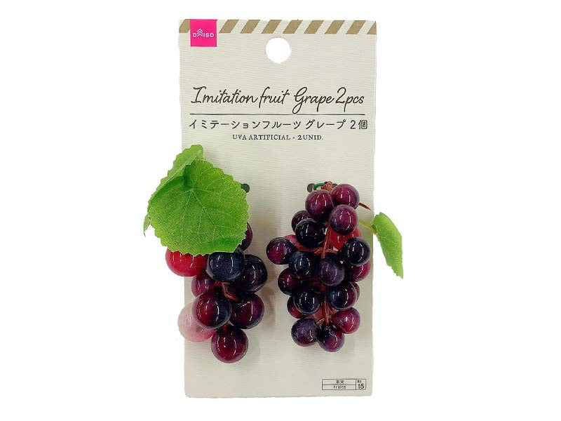 Imitation Fruit Grape 2Pcs